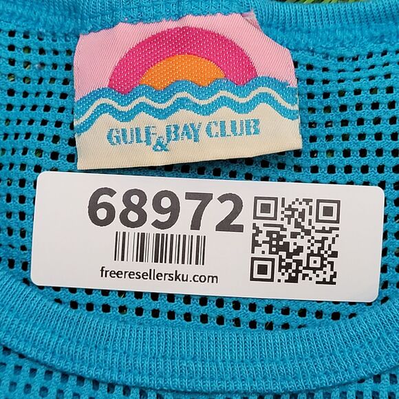 Vintage 80s Mesh Tank-Top Womens Small 17x25 USA - Picture 8 of 9